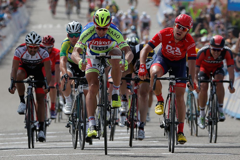 Peter Sagan took his first win of 2015 in Avila Beach.