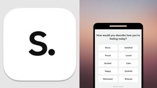Stoic app icon and in-app page