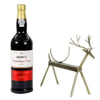 John Lewis Reindeer Wine Stand and Christmas Port