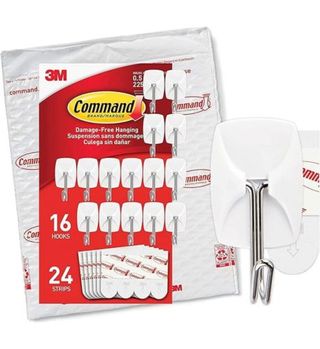 A pack of command hooks on a white background