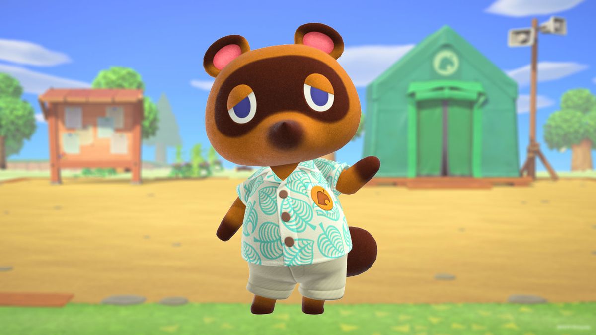 Tom Nook in Animal Crossing: New Horizons 