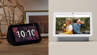 Amazon Echo Show 5 Google Nest Hub Max