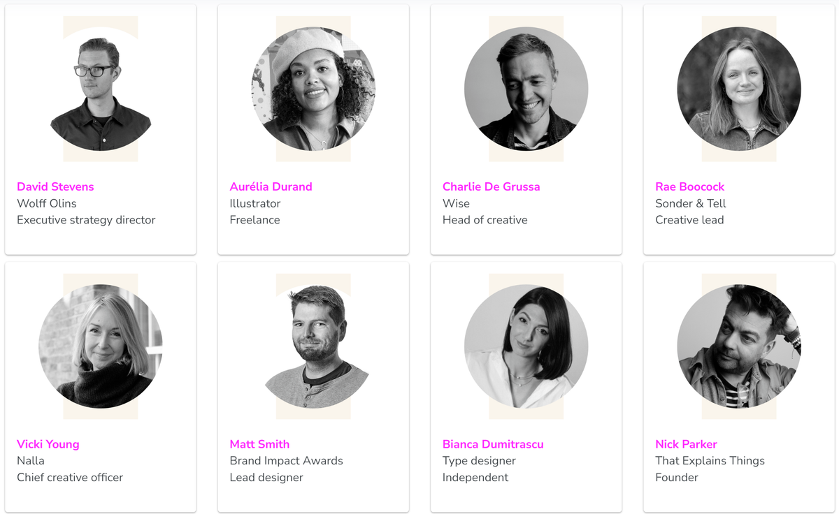 Brand Impact Awards 2024 judges