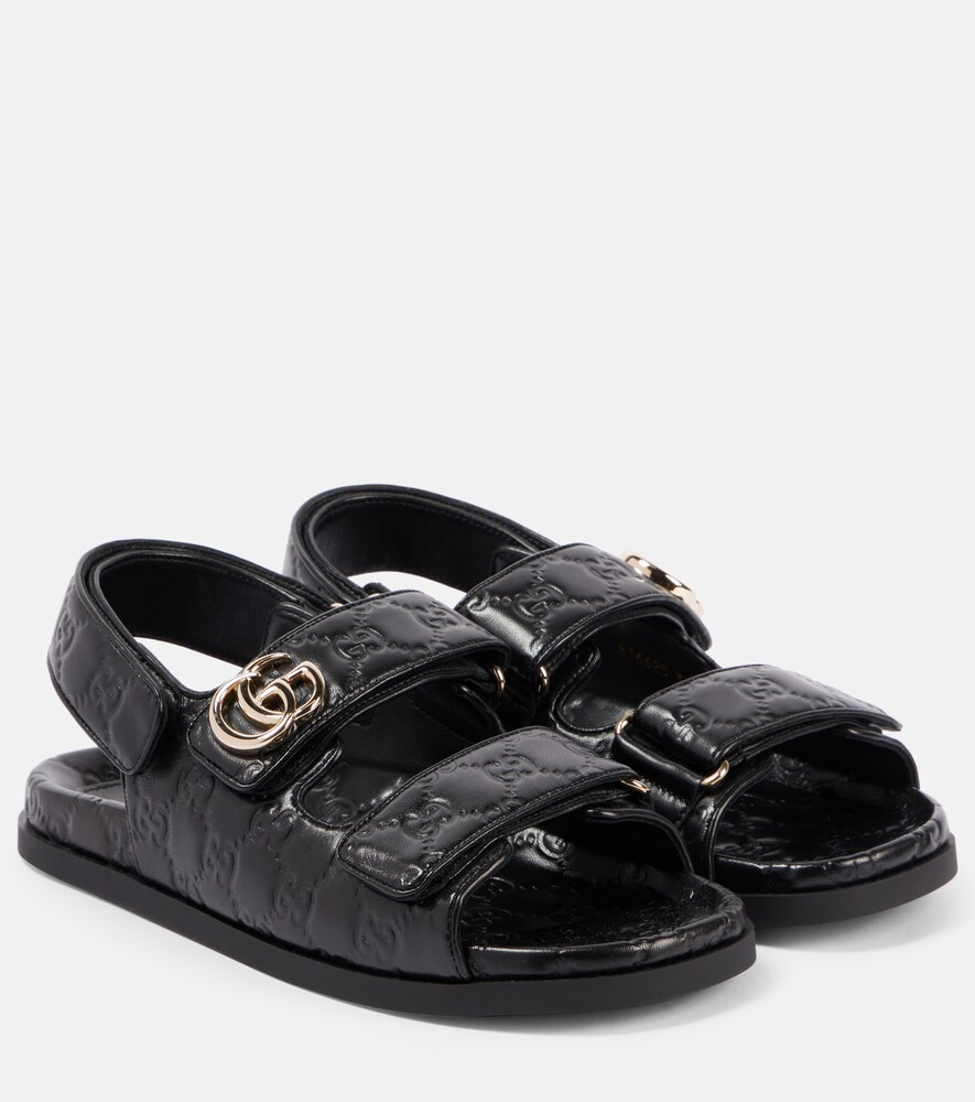 New Marmont Gg Leather Sandals