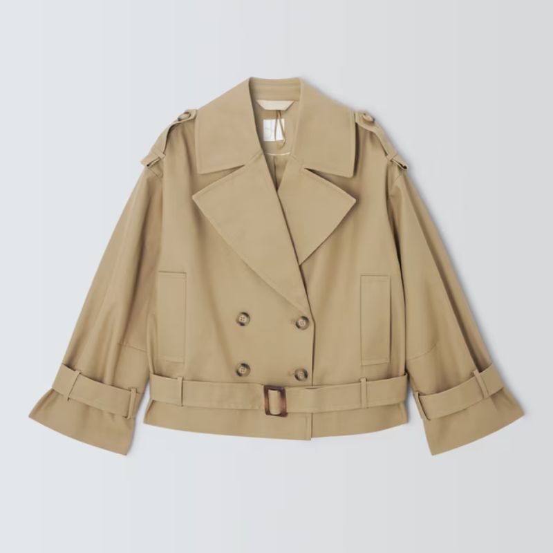 John Lewis , Double Breasted Short Trench Coat