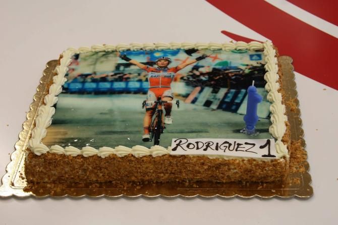 Joaquim Rodriguez's Tour of Lombardy victory immortalised on a cake.