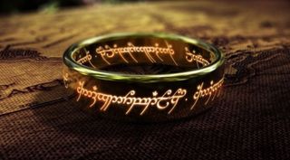 The Lord of the Rings: The One Ring with burning text