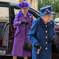 queen elizabeth and princess anne