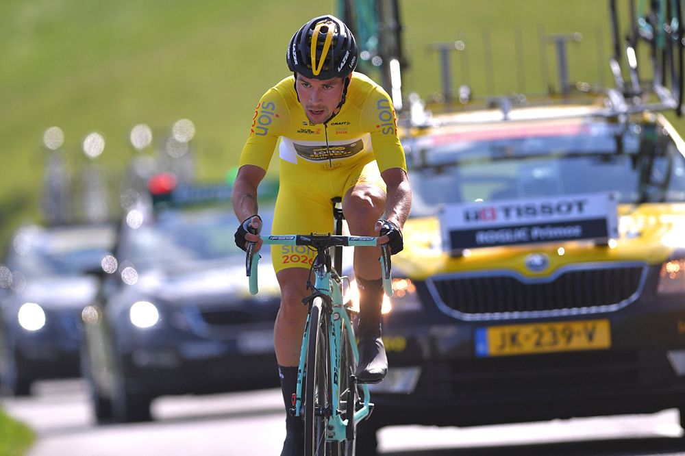 Primoz Roglic (Team LottoNL-Jumbo) was second in the stage 3 time trial and stays in the lead at Tour de Romandie