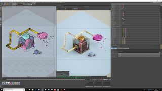 Screenshot of OctaneRender preview in action