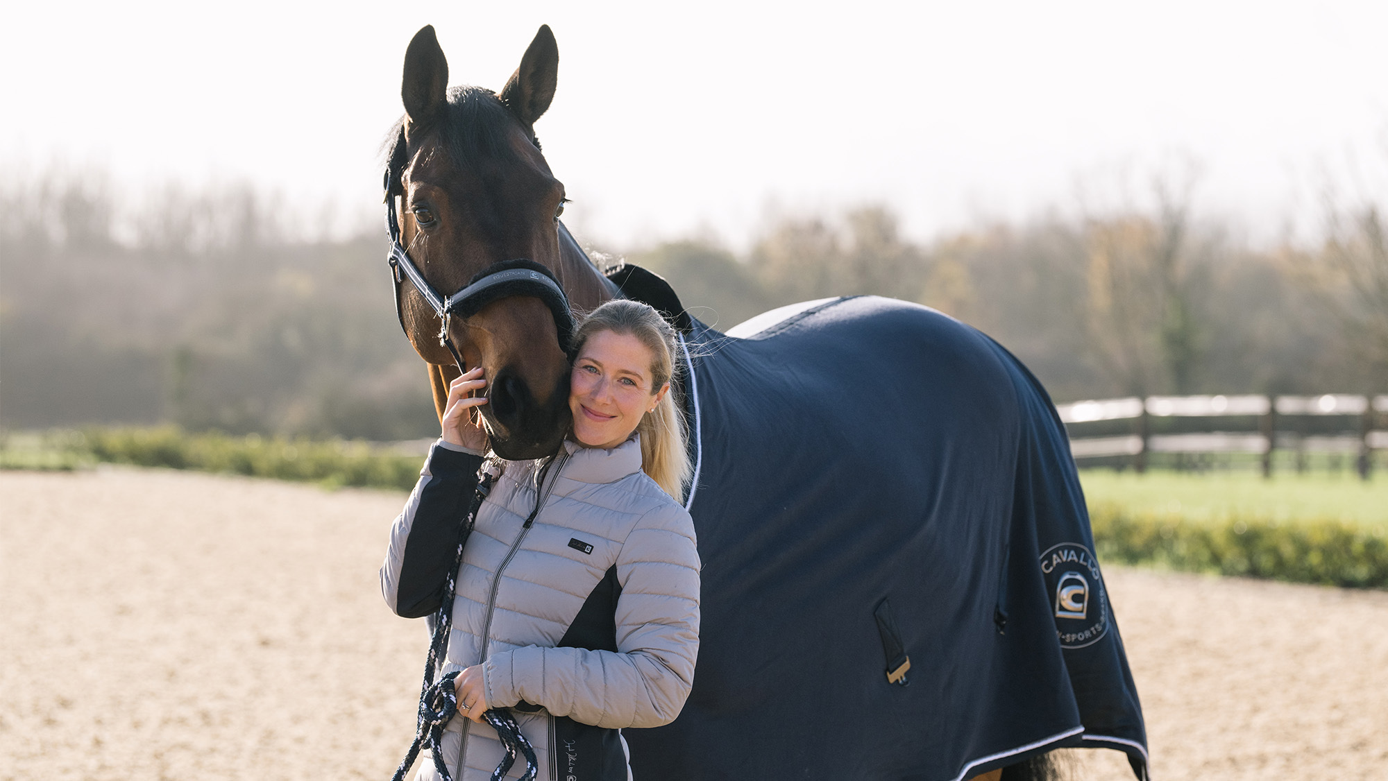Laura Tomlinson and Forest Hill at Cranmore Farm