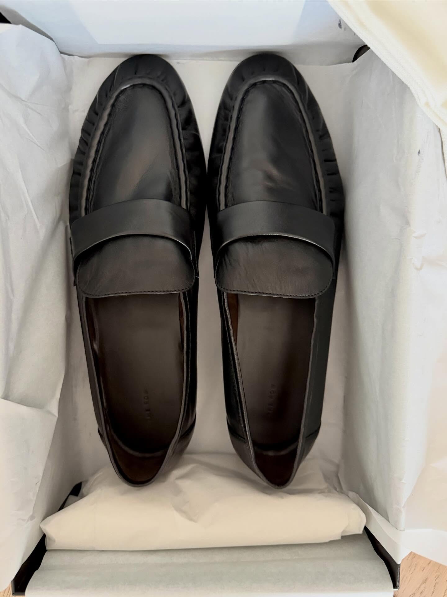 Bobby Schuessler's The Row Soft Loafers.