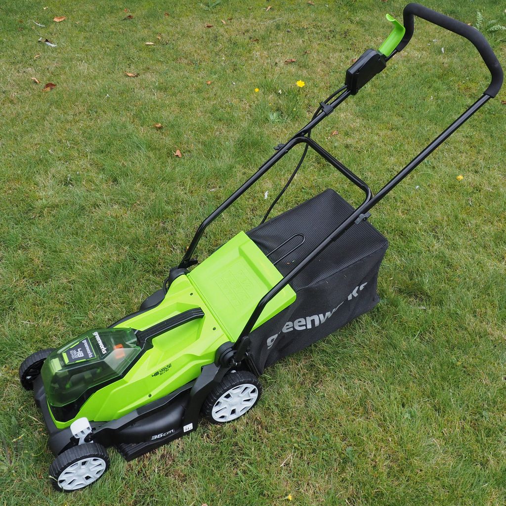 Greenworks G24X2LM36 Cordless Lawn Mower review | Ideal Home