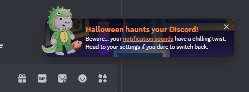 Discord Halloween notifications