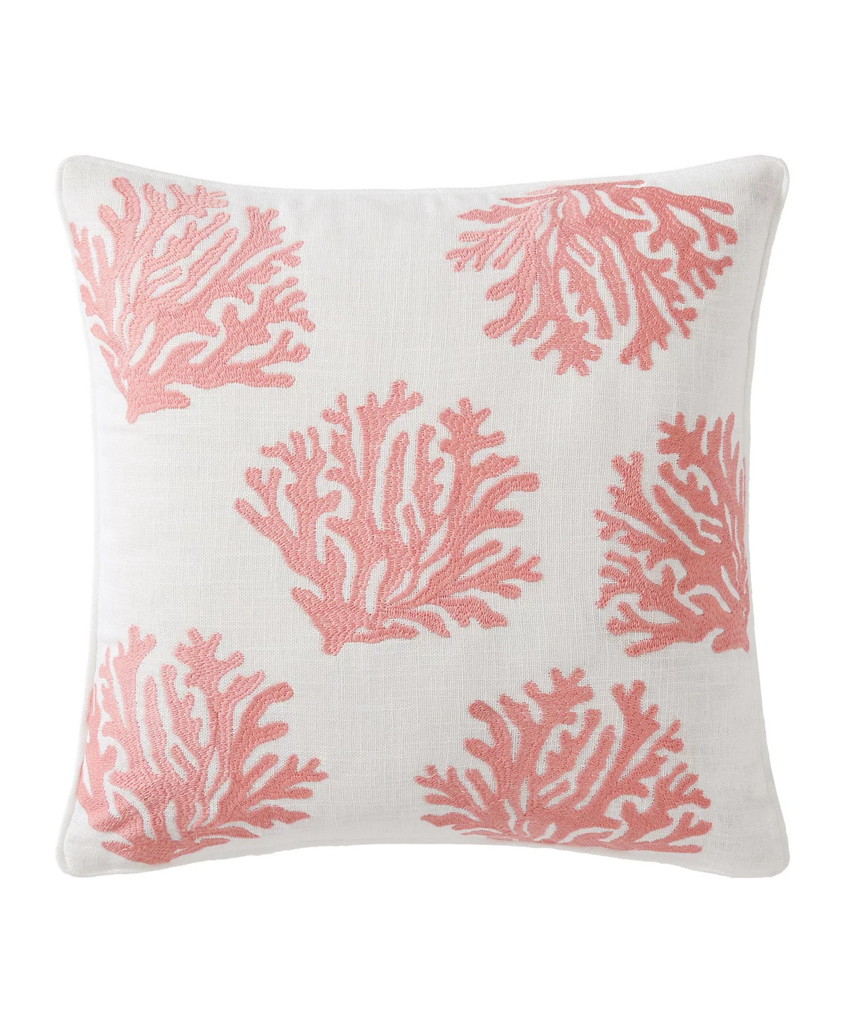 Macy's Coral Island Slub Decorative Pillow, 20" X 20"