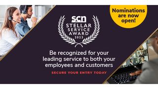 The logo and announcement that the 2023 SCN Stellar Service Awards are now open.