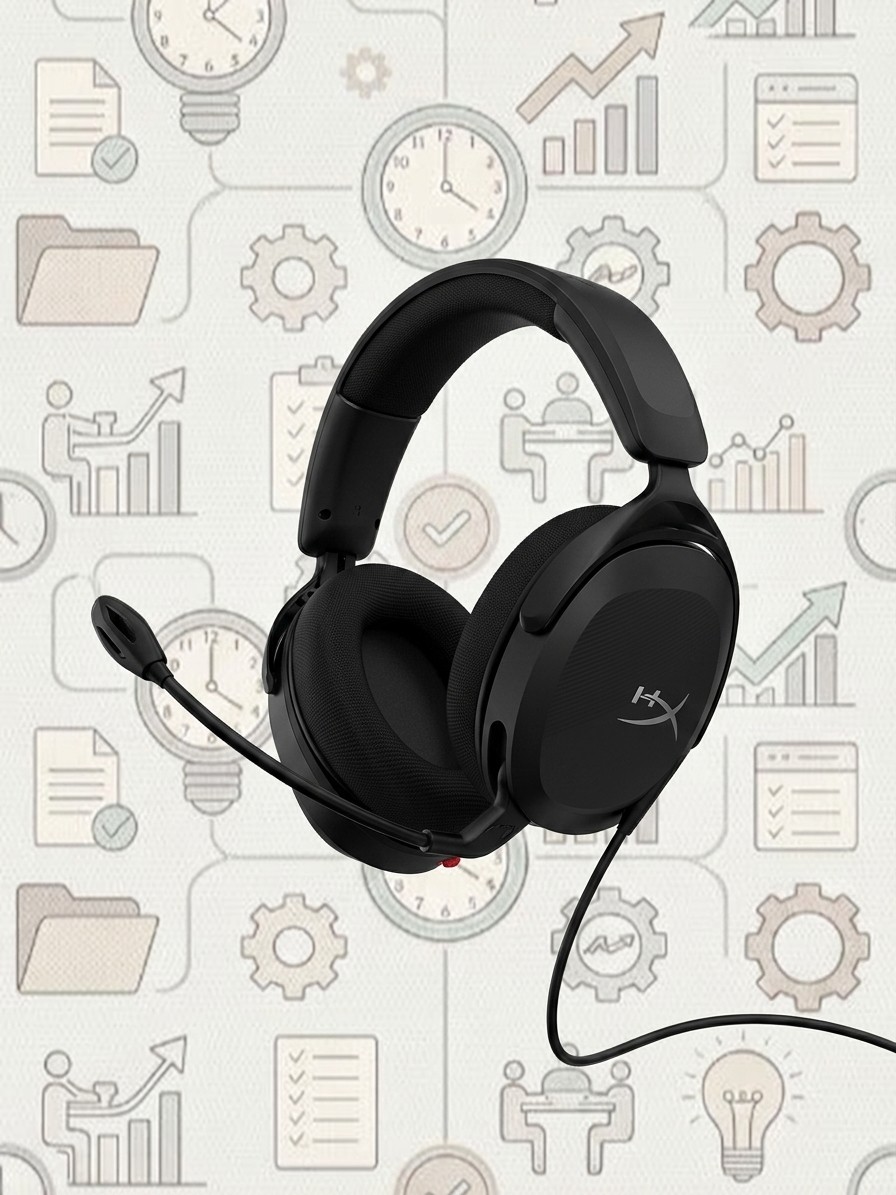 tech accessories under AU$50 on a patterned background