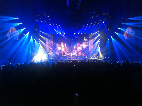 Clay Paky Sharpy Fixtures on Carrie Underwood’s World Tour