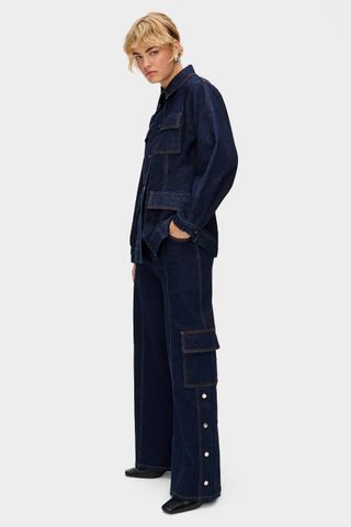 Phoebe Wide Leg Cargo Jean