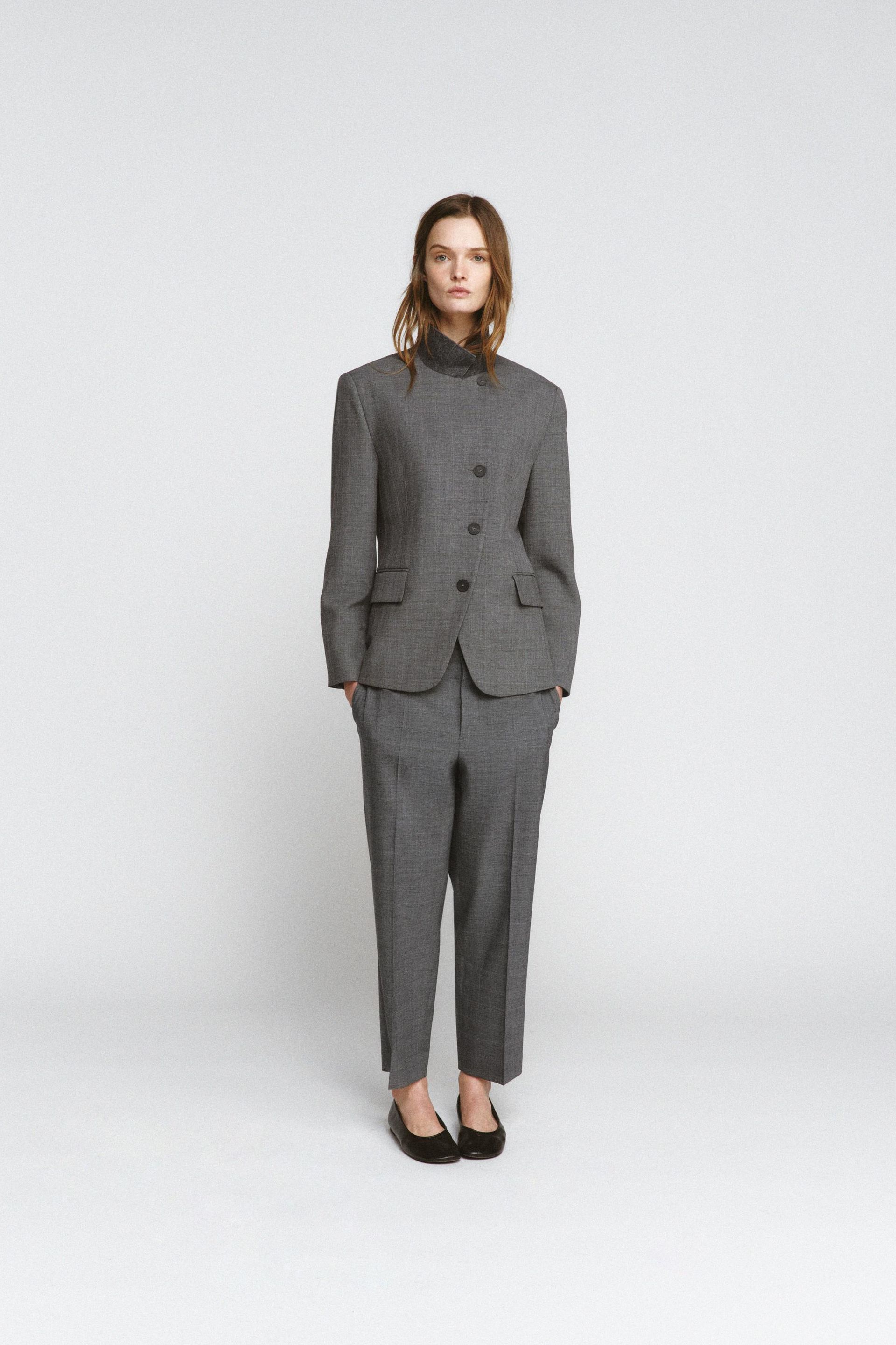 Check Tailored Blazer Zw Collection