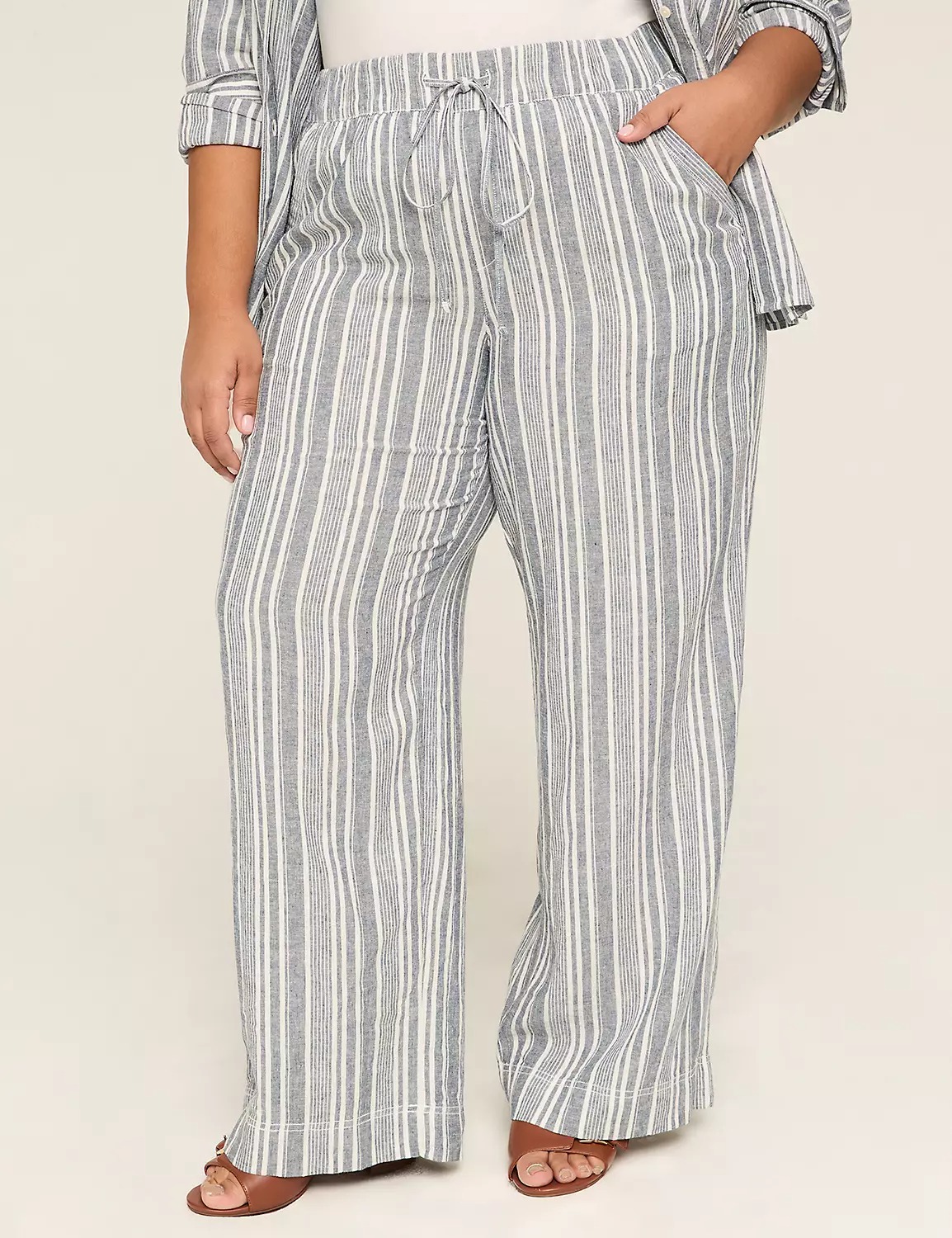 Lane Bryant striped pants