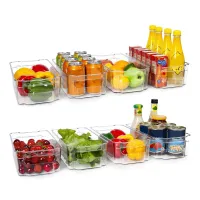 HOOJO Refrigerator Organizer Bins, Set of 8 | Was $28.78 Now $18.99 at Amazon