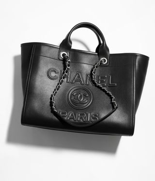 Chanel leather tote