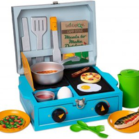 Pretend Play Wooden Camp Stove Set - WAS £32.50 NOW £27.78 (SAVE 15%)