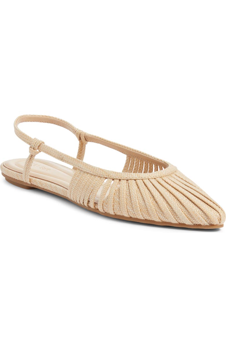 Cara Woven Slingback Flat