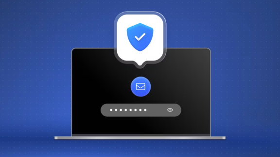 A graphic displaying NordVPN&#039;s email protection