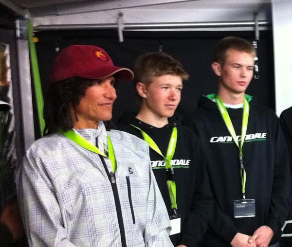 Tinker Juarez, Keegan Swenson and Taylor Smith (Cannondale Factory Racing)