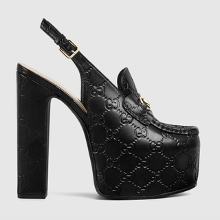 Gucci Horsebit Loafer Platform Slingback