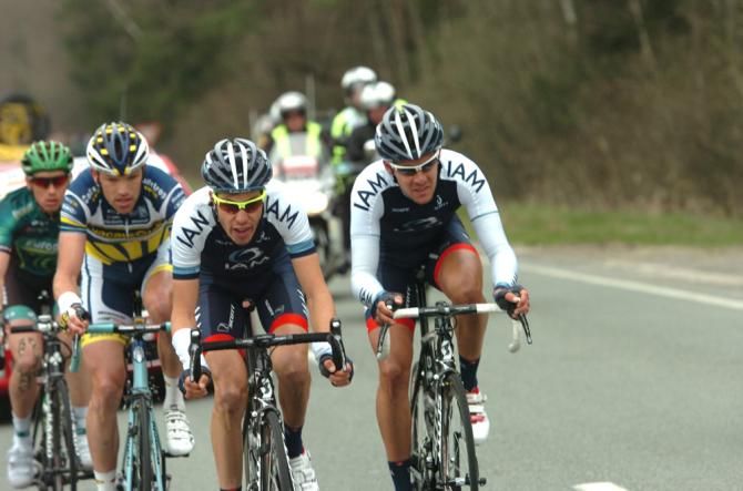 The early break was dominated by IAM Cycling