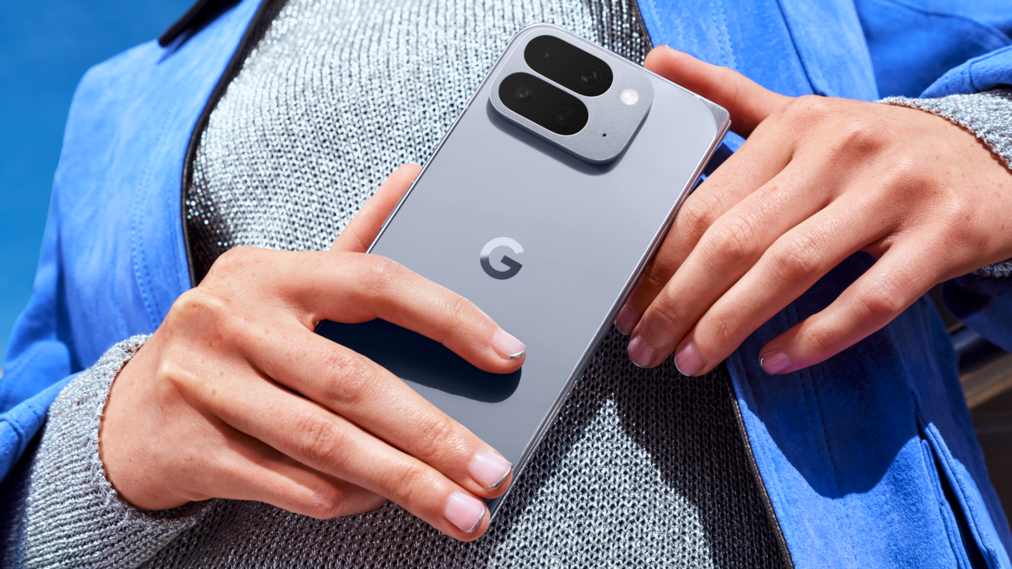 Google Pixel 10 Pro Fold in hand 