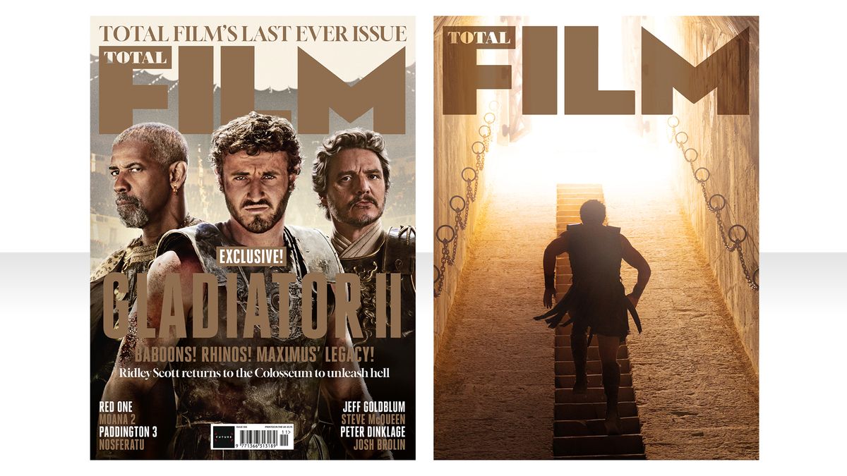 Gladiator 2 on the cover of the final issue of Total Film magazine