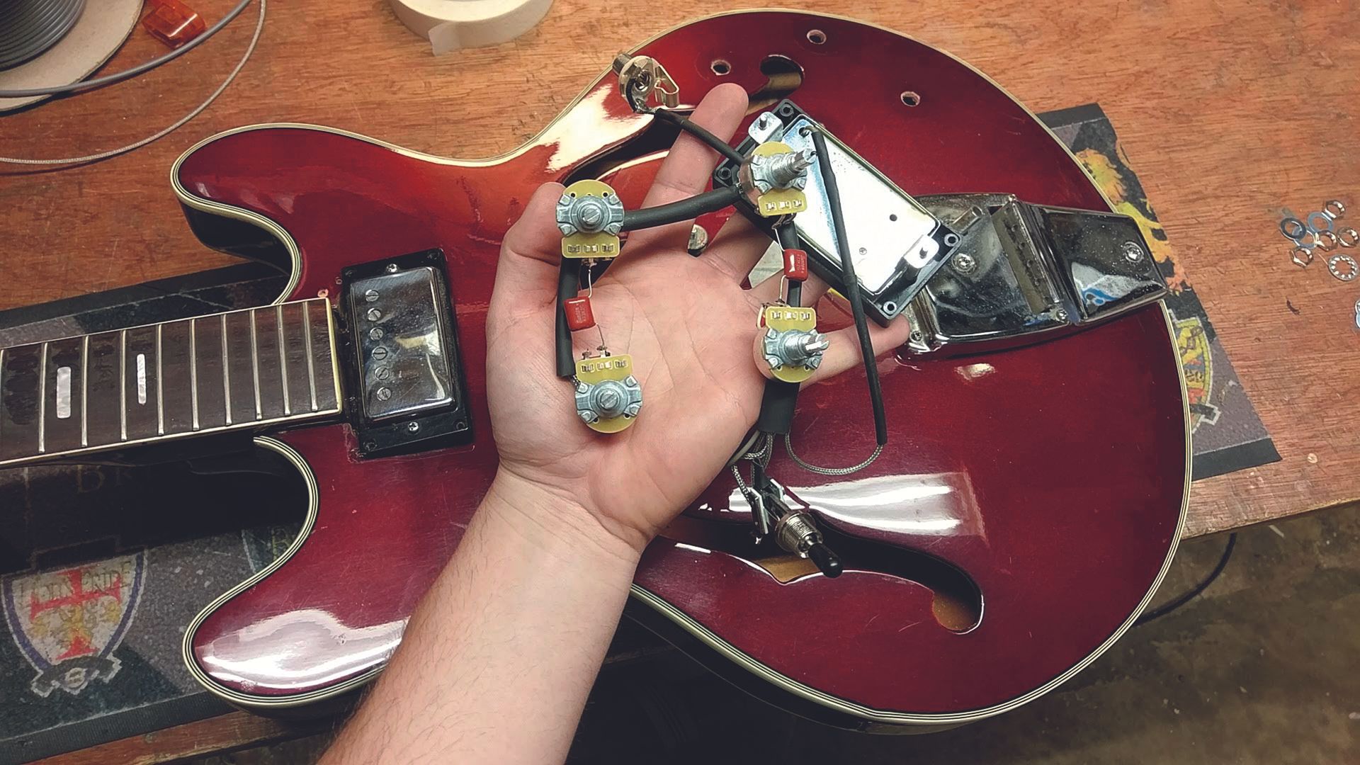 How to rewire a hollowbody guitar MusicRadar