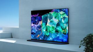 Sony A95 QD-OLED in a brightly lit room