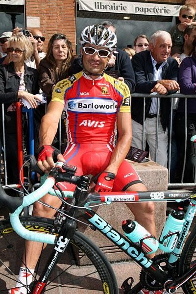 F&eacute;lix Rafael C&aacute;rdenas (Barloworld) before the start.