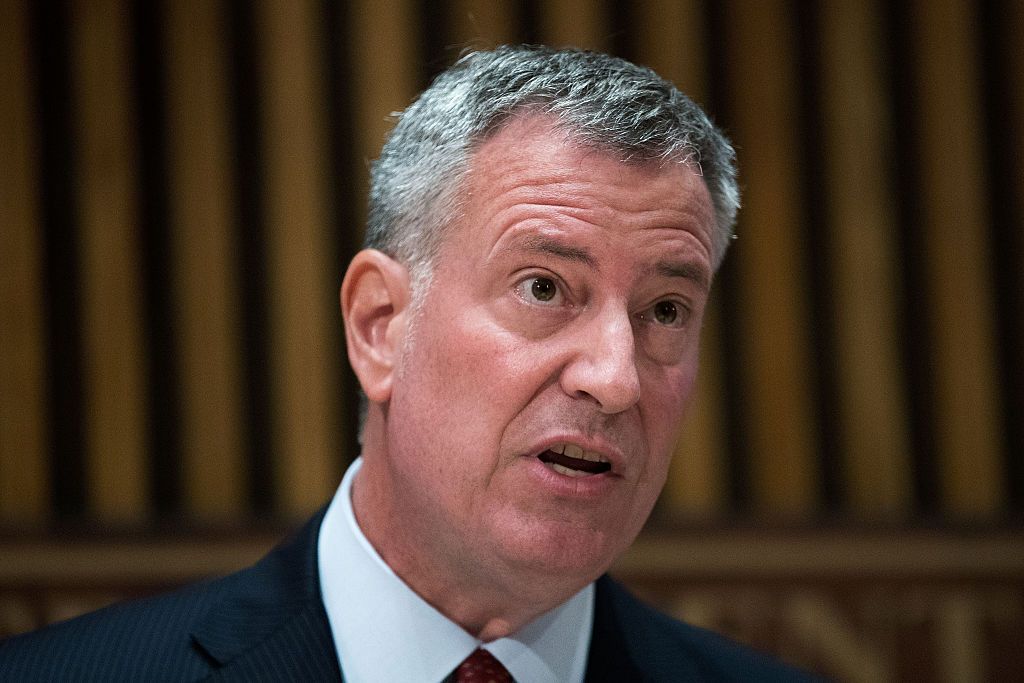 NYC Mayor Bill de Blasio.