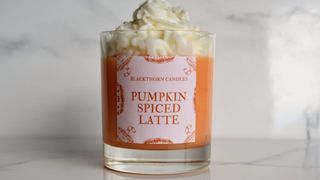 Etsy pumpkin spice scented candle