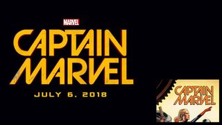 The Captain Marvel logotype is based on Jared K Fletcher’s original design