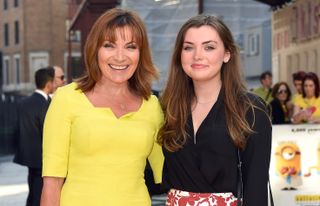 Lorraine Kelly and daughter Rosie Smith attend the World Premiere of "Minions" at Odeon Leicester Square on June 11, 2015 in London