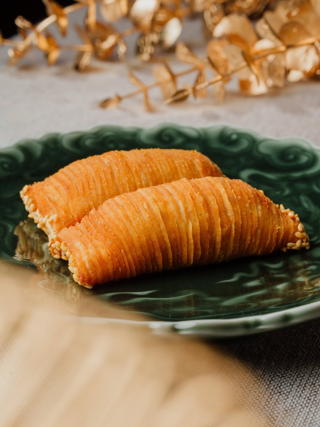 Crispy puff pastry with fresh crab meat and seafood at Duddell&amp;rsquo;s Hong Kong