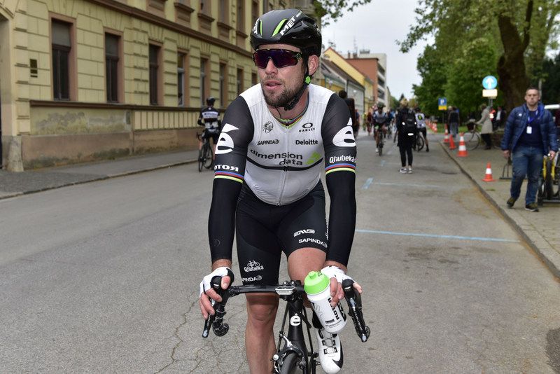 Mark Cavendish after his second place finish