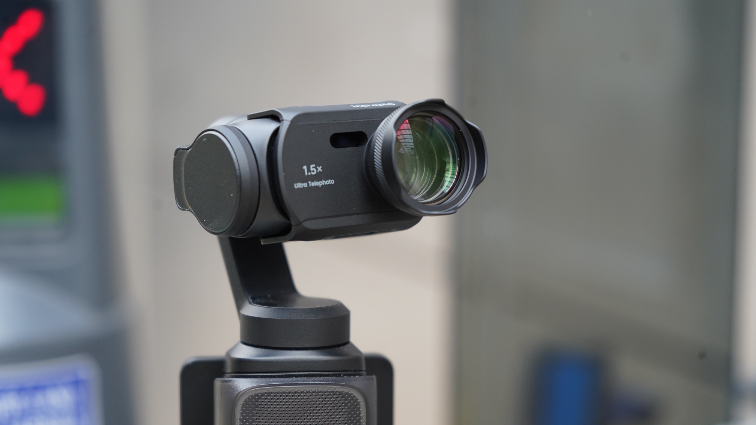 Insta360 Luna Ultra with 1.5x zoom adapter