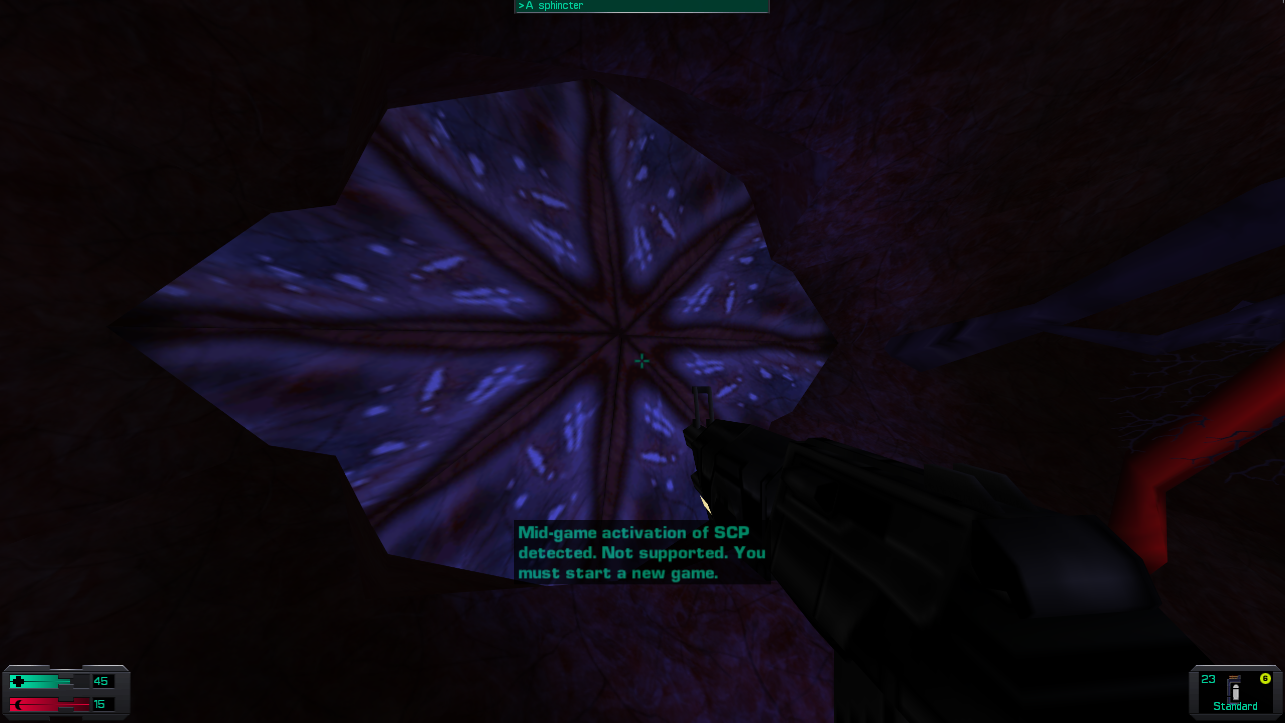 Biological "sphincters" in the Body of The Many in System Shock 2.