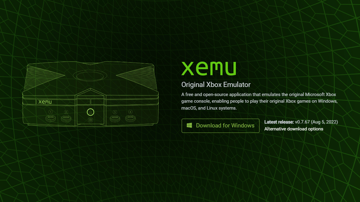 xemu original Xbox emulator