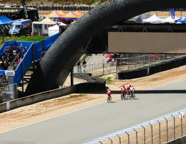 Much of the cross country course resembled a road race