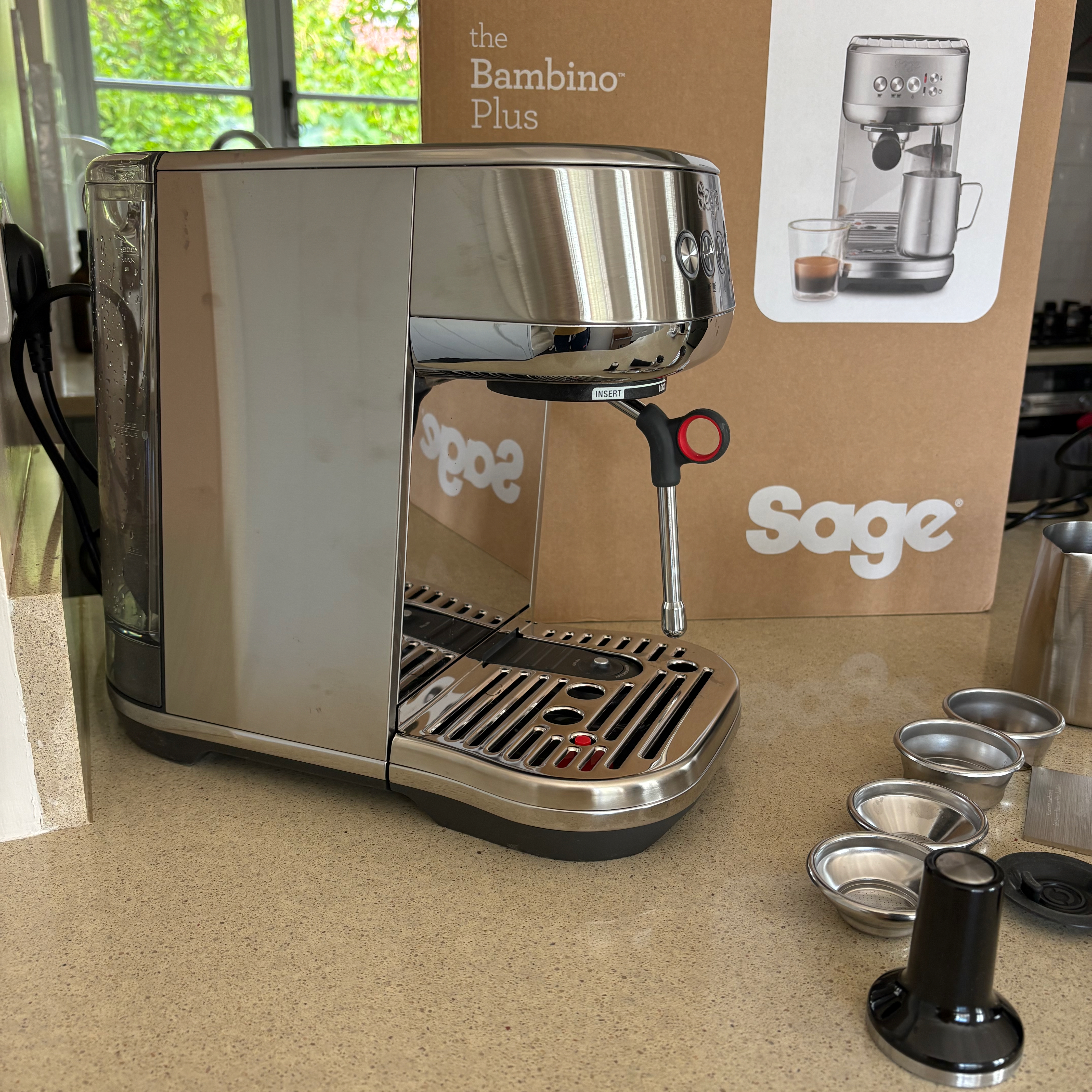 Using the Sage Bambino Plus coffee machine at home