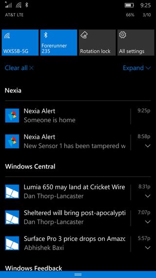 Nexia app for Windows 10 Mobile